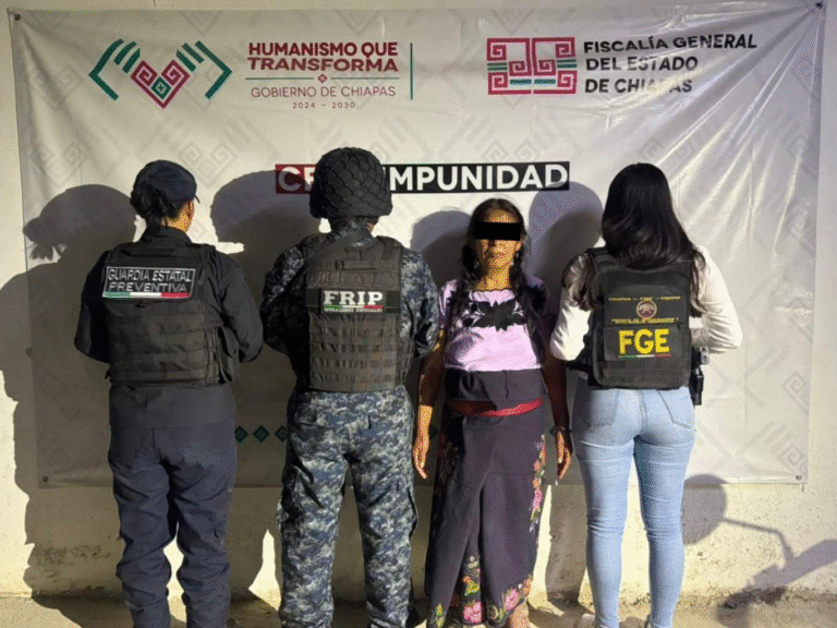 Autoridades detienen a presunta implicada en homicidio de Zinacantán