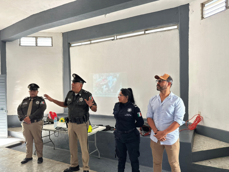 Berriozábal capacita a motociclistas y elementos de seguridad para fortalecer la cultura vial