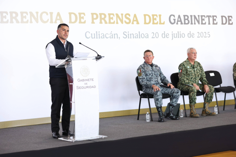 SSPC y Gabinete de Seguridad fortalecen estrategia contra violencia en Sinaloa: Omar García Harfuch