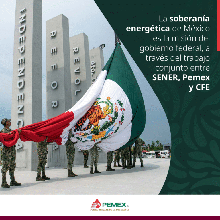 Pemex y gobierno federal refuerzan estrategia para garantizar la soberanía energética de México