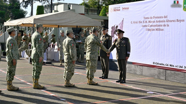 Marco Antonio Álvarez Reyes asume el mando de la I Región Militar en emotiva ceremonia