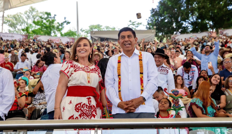 Rocío Nahle celebra el inicio de la Guelaguetza 2025 en Oaxaca