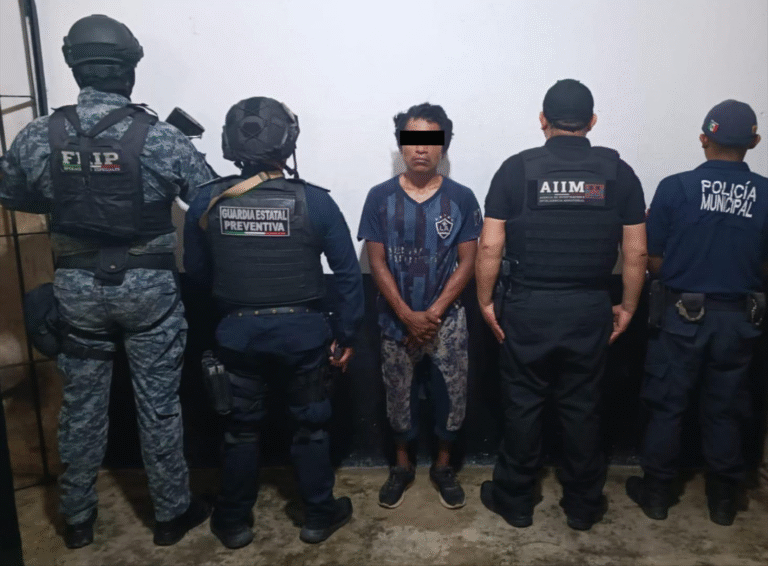 Autoridades detienen a presunto homicida y agresor de Tuzantán