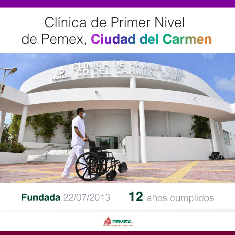 Clínica Pemex en Ciudad del Carmen celebra 12 años de atención médica de calidad