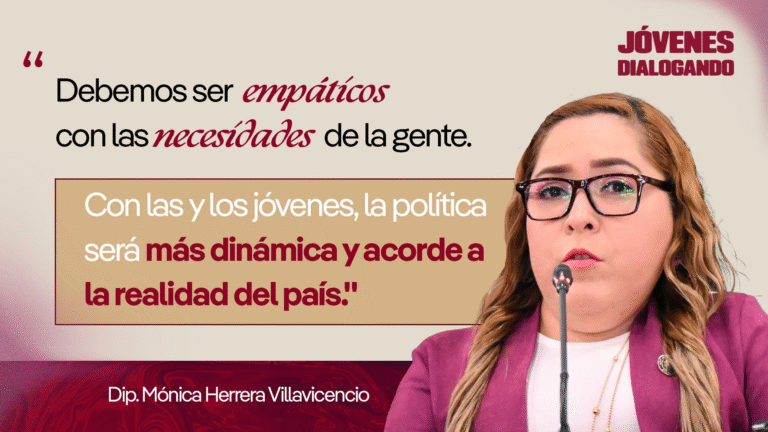 Llaman diputadas y diputados de Morena a la juventud a trabajar por el bien común