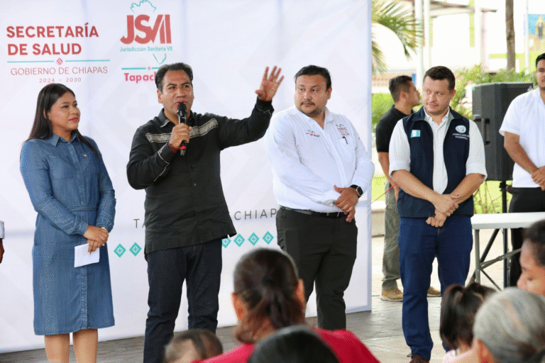 Eduardo Ramírez fortalece la salud y la seguridad en el Soconusco