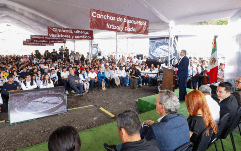 Arranca construcción de la Universidad del Deporte en Puebla con inversión histórica