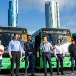Nuevo León recibe 40 nuevos camiones sustentables como parte del plan integral de movilidad