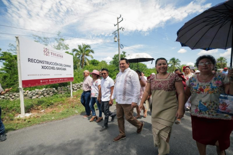 Inicia reconstrucción de la carretera Xocchel–Sahcabá con inversión de 13 millones de pesos