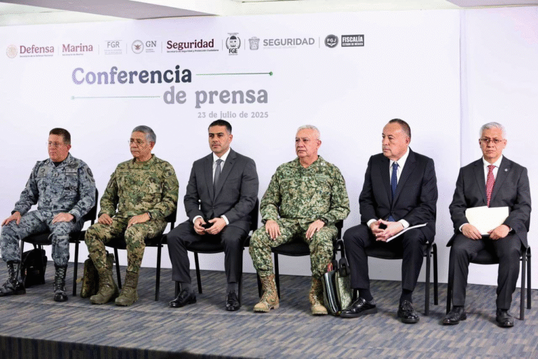 Presentan resultados de la Operación “Liberación” contra la extorsión en el Estado de México