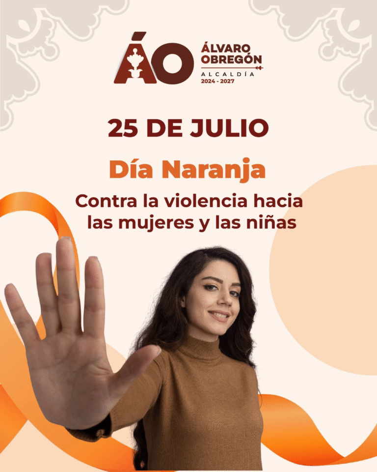 Álvaro Obregón se suma al Día Naranja con acciones permanentes por una vida libre de violencia