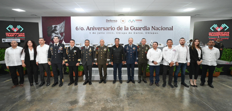 Eduardo Ramírez reconoce labor de la Guardia Nacional en Chiapas, a seis años de su creación