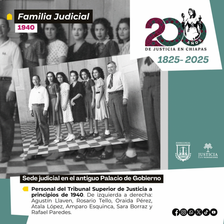 Poder Judicial de Chiapas rememora su historia en el marco de los 200 años de justicia