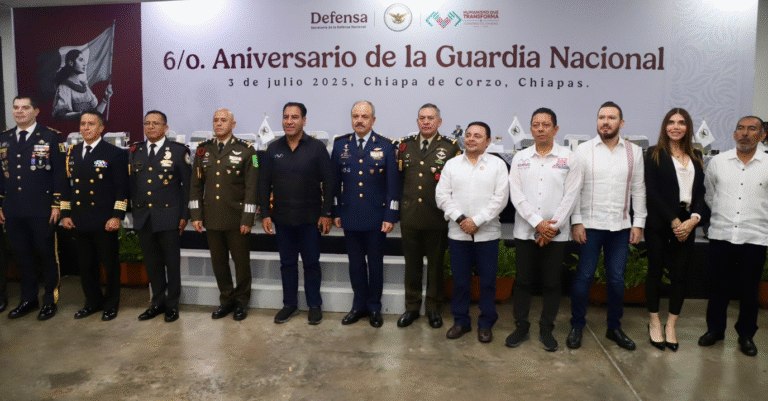 Juan Carlos Moreno Guillén reconoce a la Guardia Nacional como pilar de la paz y seguridad en Chiapas