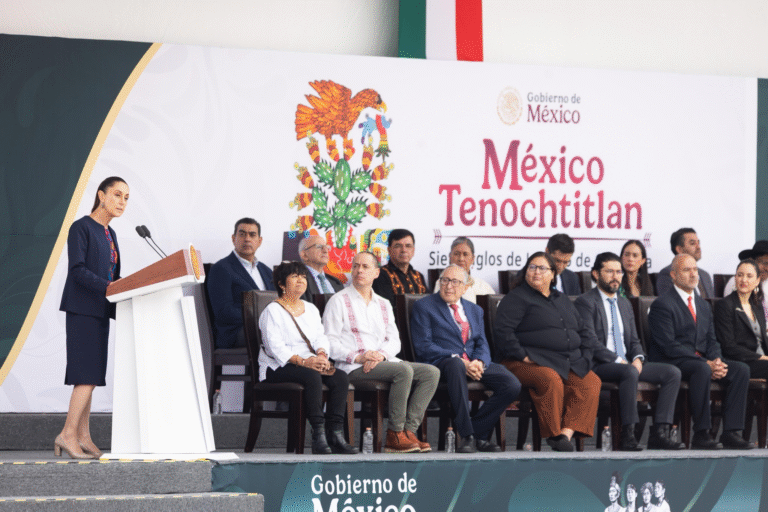 INM se suma a conmemoración de los 700 años de México-Tenochtitlan en el Zócalo capitalino