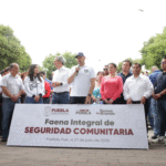 Alejandro Armenta encabeza faena comunitaria con visión humana e infraestructura en Puebla