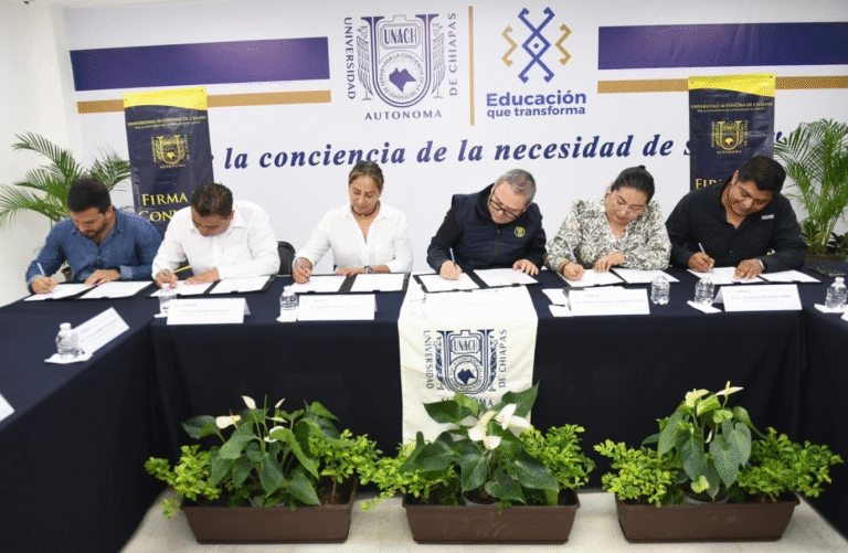 UNACH y municipios chiapanecos firman convenio para impulsar el desarrollo de las juventudes