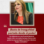 Rosa Irene Urbina exige una Guardia Nacional civil y con rostro humano