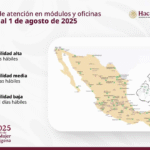 SAT reporta alta disponibilidad de citas para atención presencial en todo el país