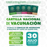 Invita Izúcar de Matamoros a jornada especial para reposición de Cartilla Nacional de Vacunación