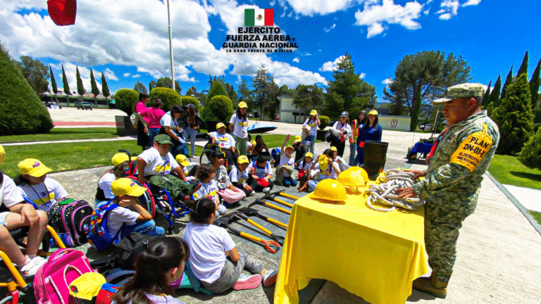 SEDENA recibe a niñas y niños del CRIT Teletón en el 96 Batallón de Infantería en Pachuca