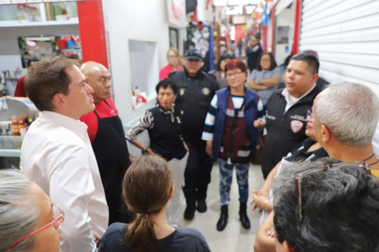 Supervisa Javier López Casarín remodelación del Mercado de Tizapán en Álvaro Obregón