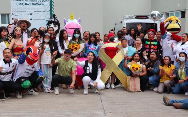IMSS Oaxaca celebra a cinco pacientes pediátricos que superaron el cáncer con el “Camino de la Valentía”
