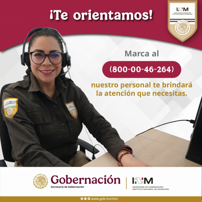 INM pone a disposición el Centro de Atención Migratoria para orientación en trámites