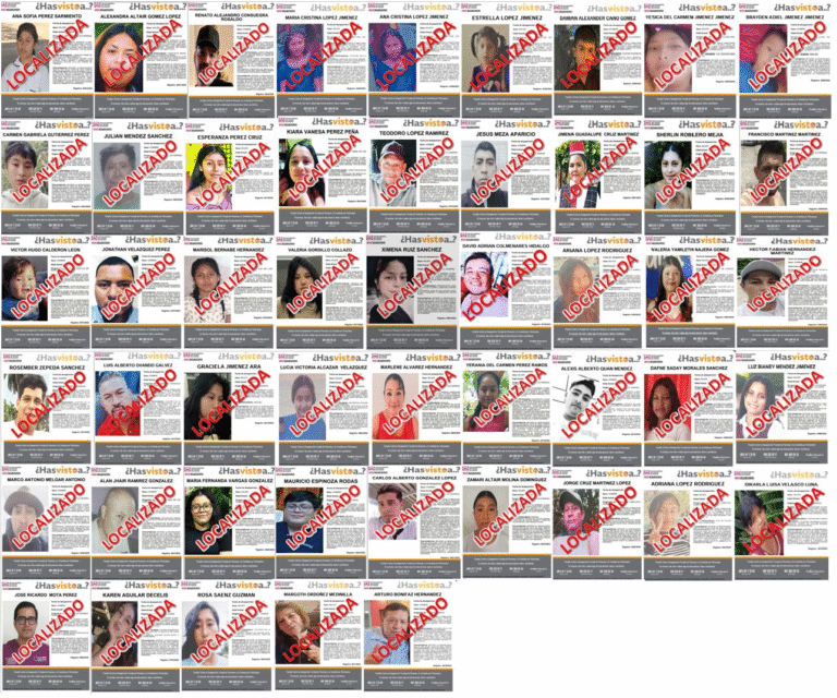 FGE localiza a 50 personas durante el mes de julio