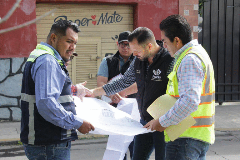 Supervisa Ayuntamiento de Puebla mantenimiento vial en la 11 Oriente