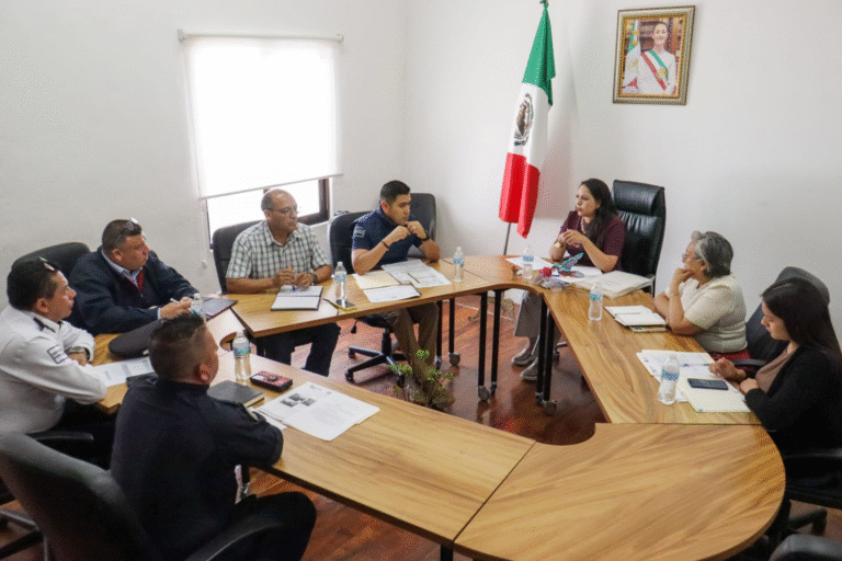 Gobierno de Cholula define nuevas estrategias de seguridad en mesa de trabajo