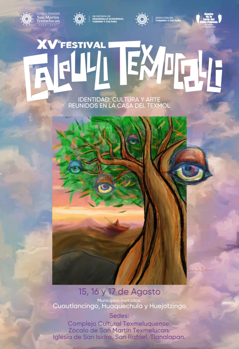 Invita San Martín Texmelucan al XV Festival Calpulli Texmocalli: arte, cultura e identidad