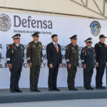 Reconoce Samuel García labor de fuerzas armadas en Nuevo León durante toma de protesta del nuevo Comandante de la GN