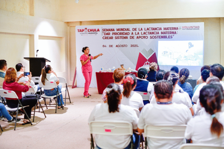 Tapachula impulsa sistemas de apoyo sostenibles en favor de la lactancia materna