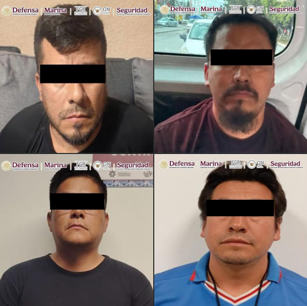 Detienen en Puebla a cuatro expolicías vinculados con el crimen organizado