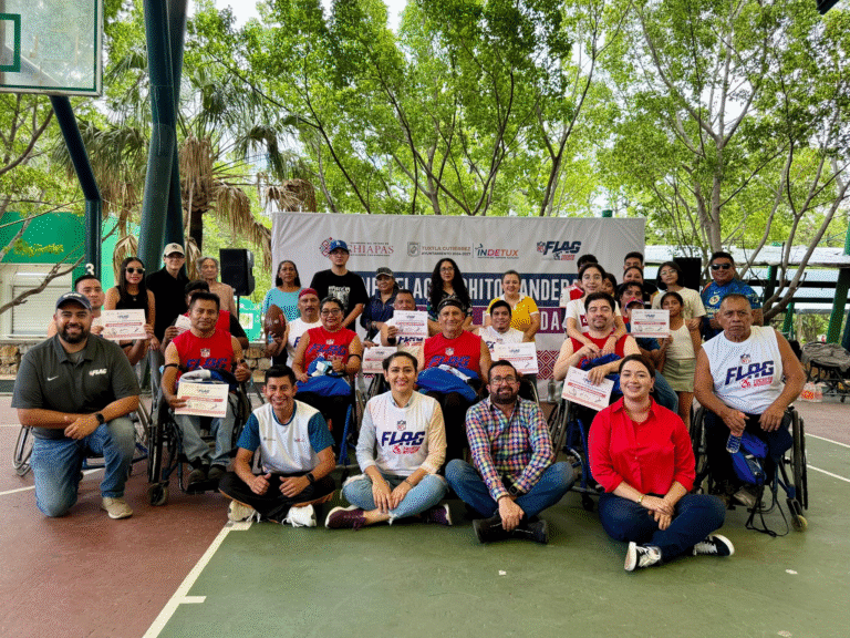 Chiapas hace historia con el primer equipo de Tochito sobre silla de ruedas