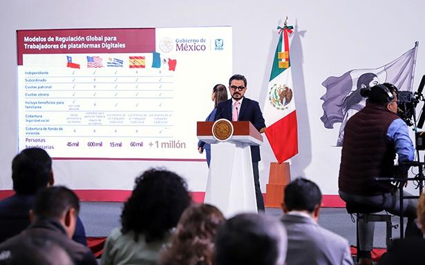 México alcanza cifra récord de empleo con formalización de 1.2 millones de trabajadores de plataformas digitales