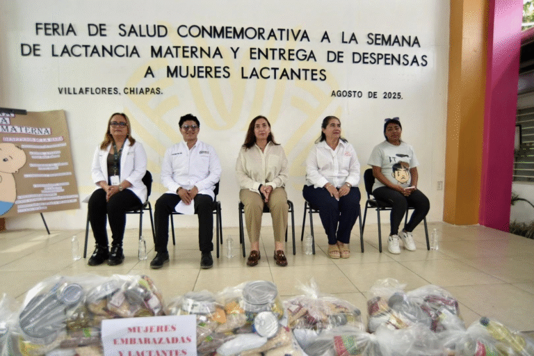 Villaflores impulsa la lactancia materna con Feria de la Salud