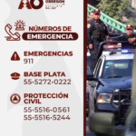 Álvaro Obregón refuerza cultura de prevención con difusión de números de emergencia