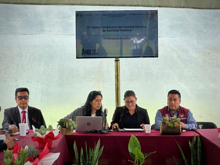 Tláhuac participa en la Sexta Sesión del Comité Técnico de Sanidad Forestal