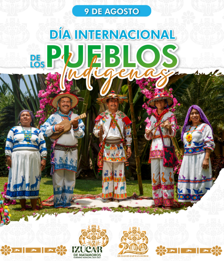 Izúcar de Matamoros conmemora el Día Internacional de los Pueblos Indígenas