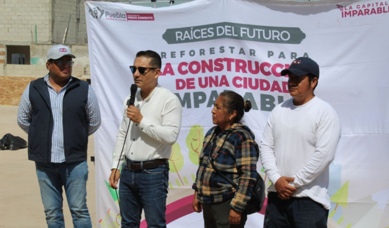 Puebla capital refuerza reforestación con más de 1,200 árboles mediante “Raíces del Futuro”