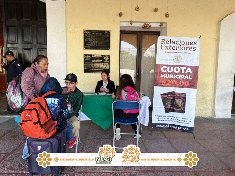 Instalan módulo de asesoría para trámite de pasaporte en Izúcar de Matamoros