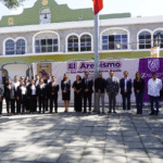 San Martín Texmelucan participa en ceremonia por el 137 aniversario del natalicio de Domingo Arenas