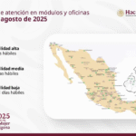 SAT reporta alta disponibilidad de citas presenciales del 11 al 15 de agosto
