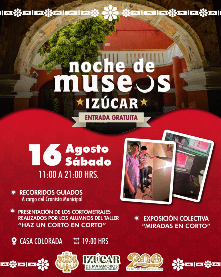 Izúcar de Matamoros invita a vivir la Noche de Museos en Casa Colorada
