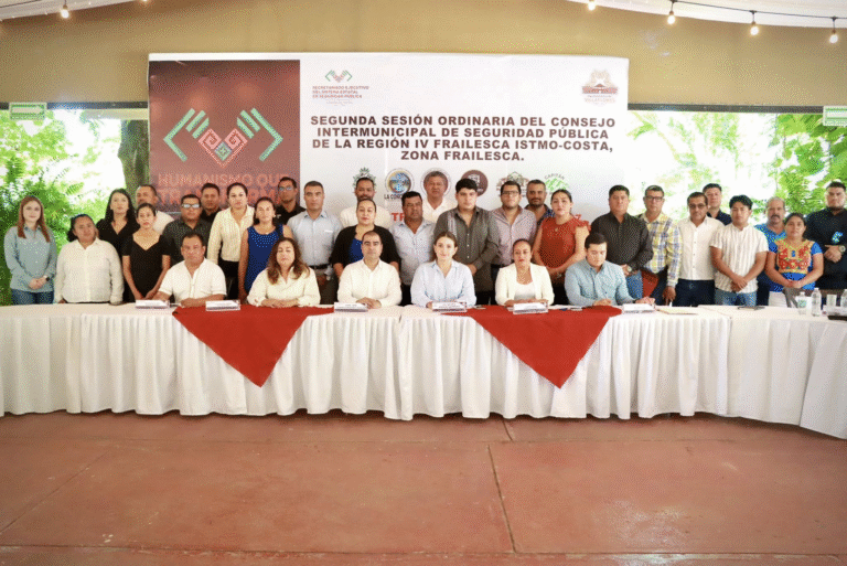Villaflores alberga sesión del Consejo Intermunicipal de Seguridad Pública Región IV Istmo-Costa-Frailesca