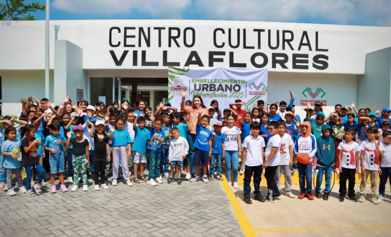 Valeria Rosales impulsa reforestación y embellecimiento urbano en Villaflores