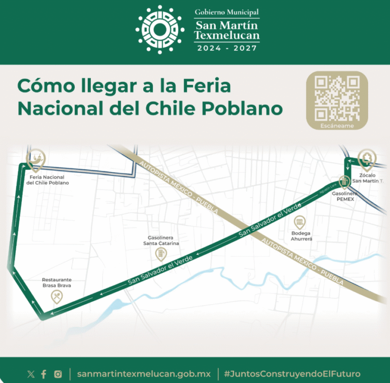 San Martín Texmelucan invita a la 21 Feria Nacional del Chile Poblano en San Rafael Tlanalapan