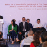 Arranca demolición del antiguo hospital “Dr. Gonzalo Castañeda” del ISSSTE en Tlatelolco